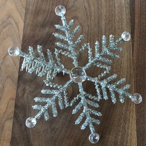 ❄️Beaded Snowflake Christmas tree topper! ❄️